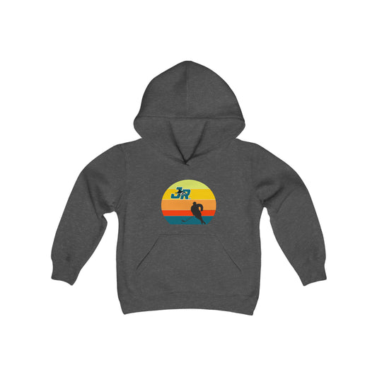 Jr Sharks Youth Sunset Heavy Blend Hoodie
