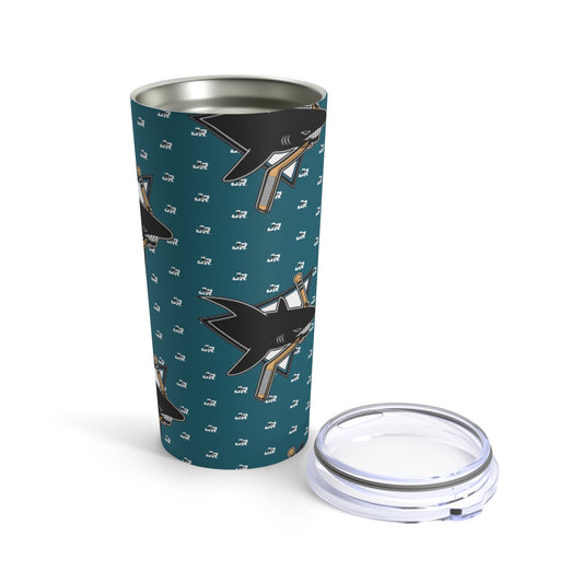 Jr Sharks Logo 20oz Tumbler